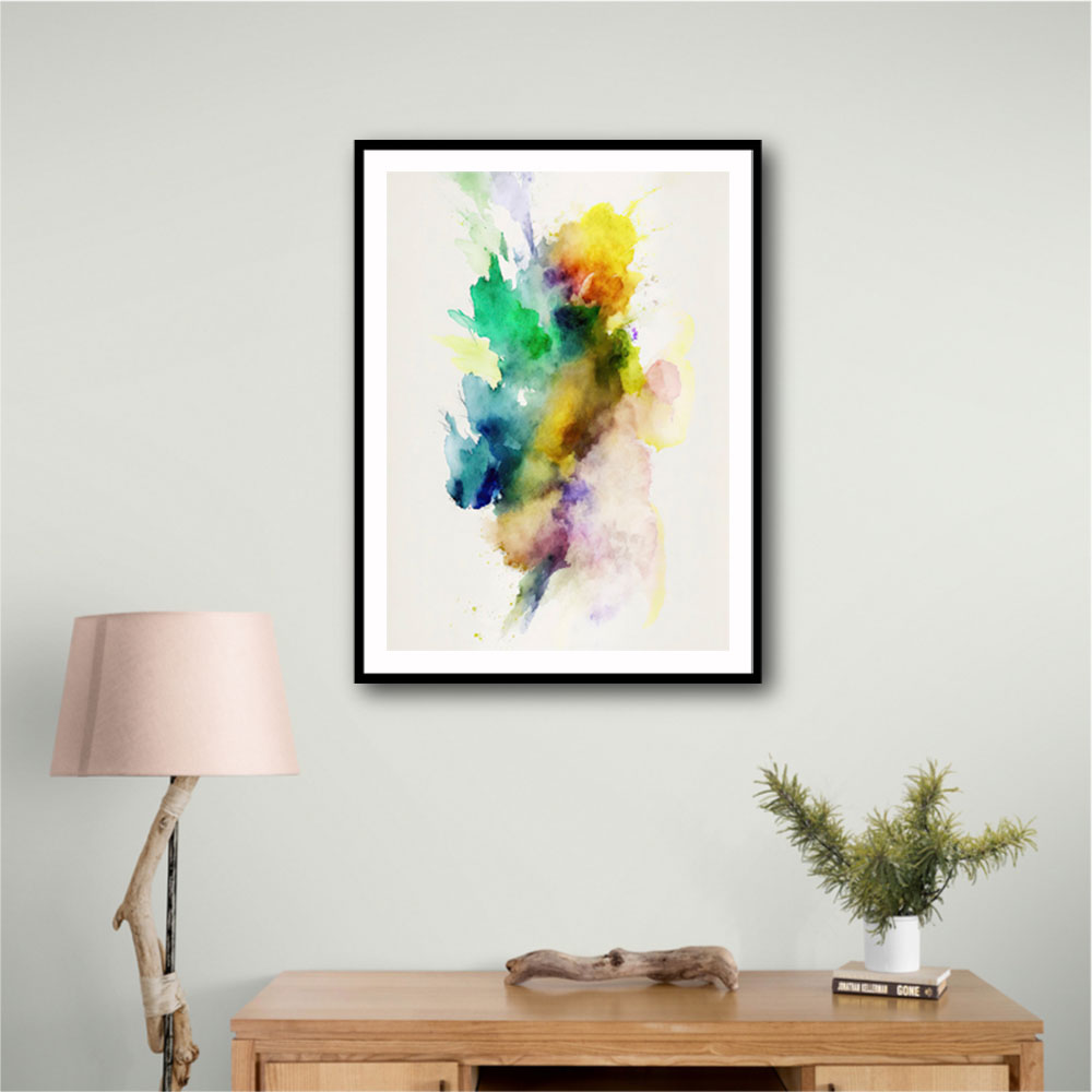 Ink Splash Abstract 12 Wall Art