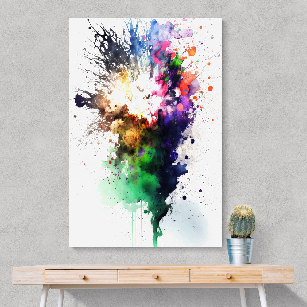 Ink Splash Abstract 14 Wall Art