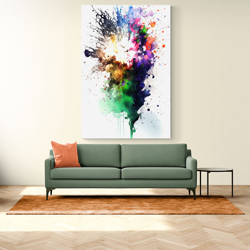 Ink Splash Abstract 14 Wall Art