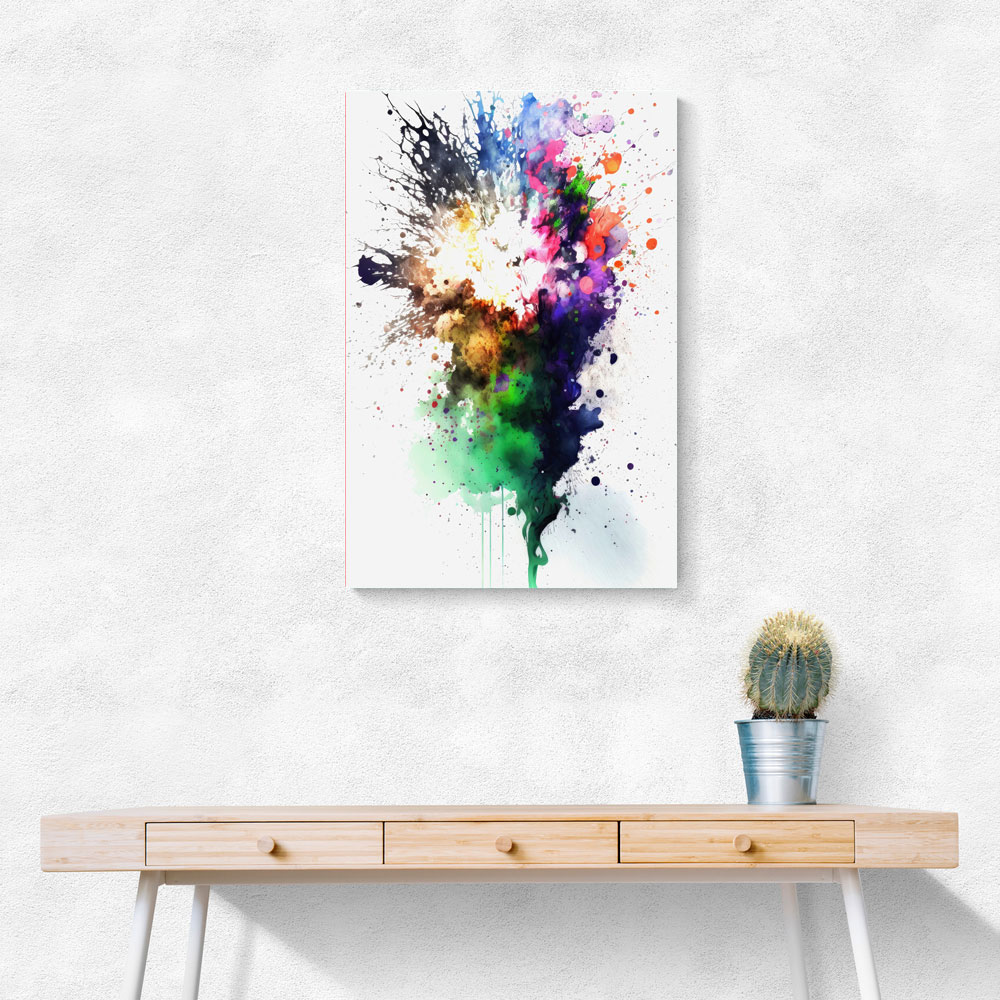 Ink Splash Abstract 14 Wall Art