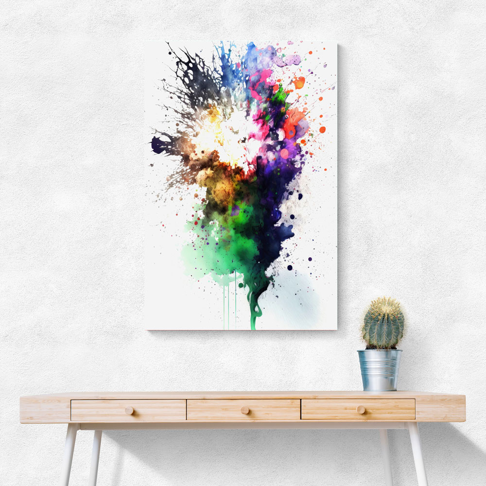 Ink Splash Abstract 14 Wall Art