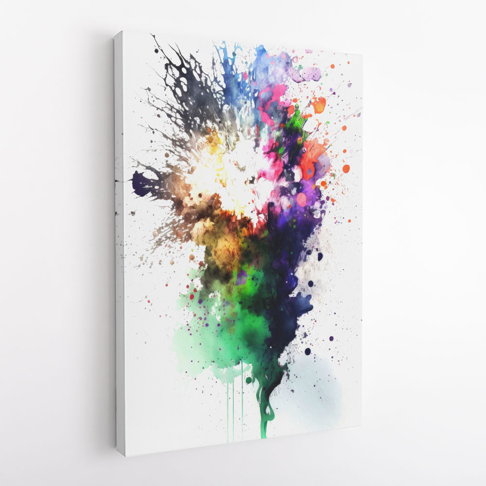 Ink Splash Abstract 14 Wall Art