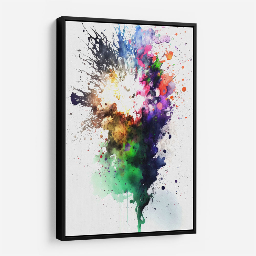 Ink Splash Abstract 14 Wall Art