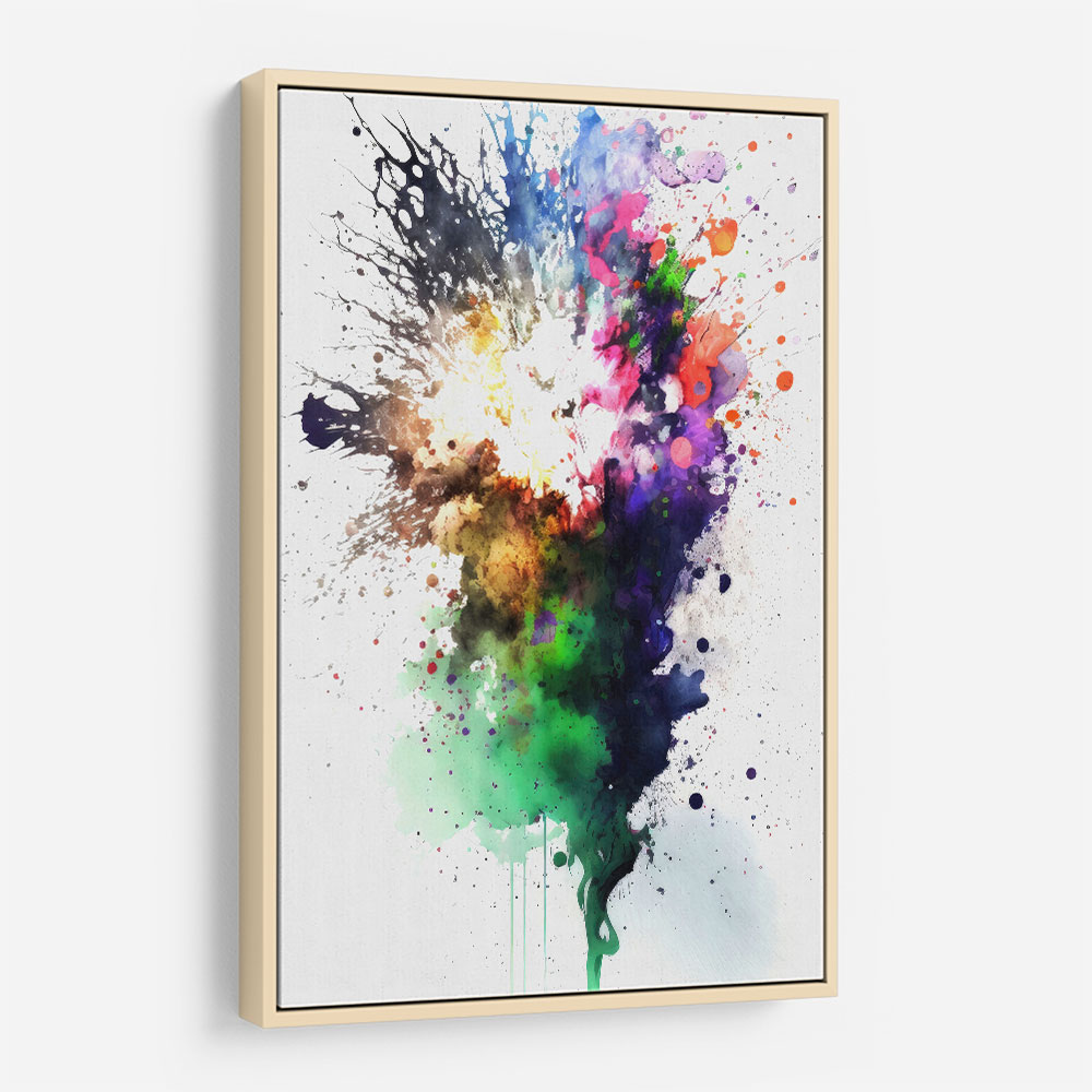 Ink Splash Abstract 14 Wall Art