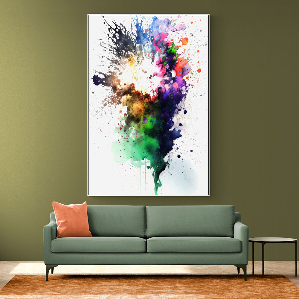 Ink Splash Abstract 14 Wall Art