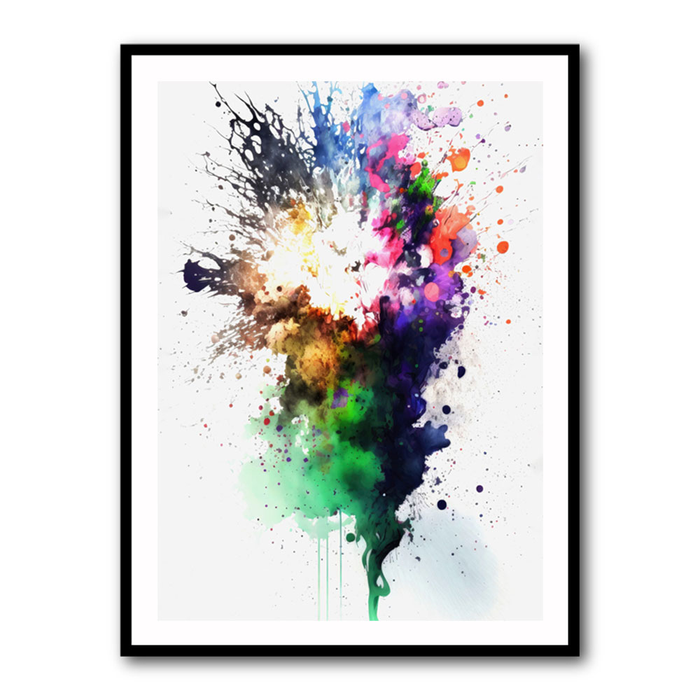 Ink Splash Abstract 14 Wall Art