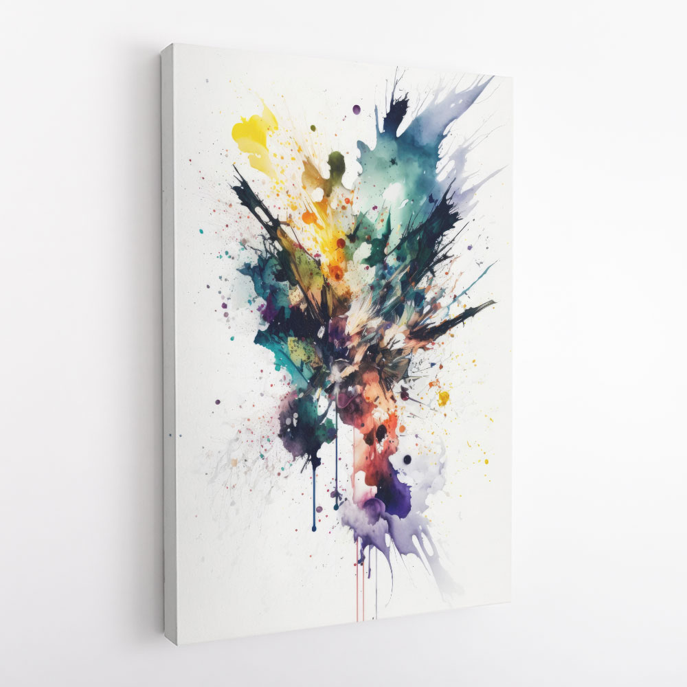 Ink Splash Abstract 15 Wall Art