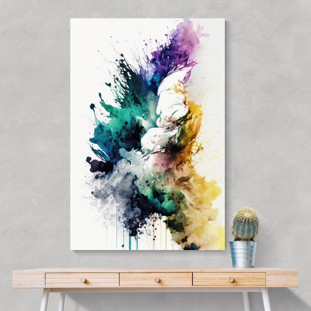 Ink Splash Abstract 16 Wall Art