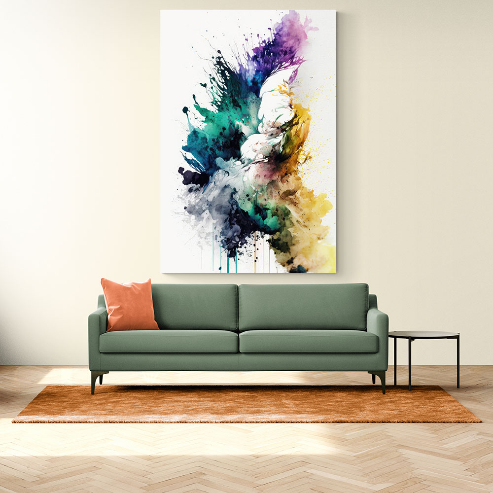 Ink Splash Abstract 16 Wall Art