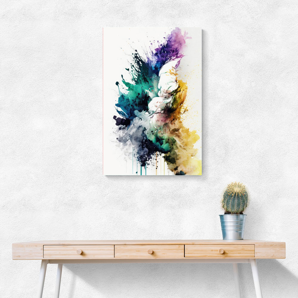 Ink Splash Abstract 16 Wall Art