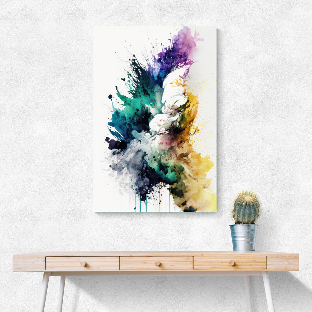 Ink Splash Abstract 16 Wall Art