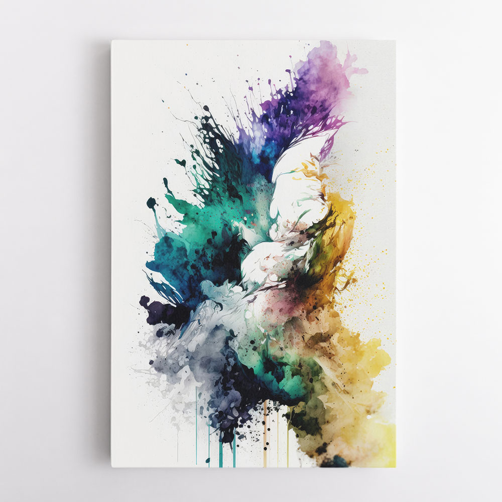 Ink Splash Abstract 16 Wall Art