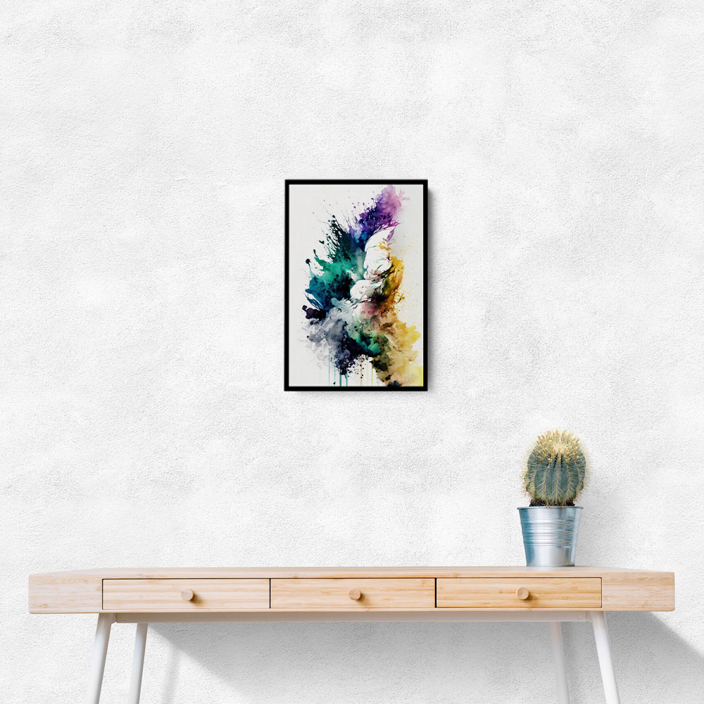 Ink Splash Abstract 16 Wall Art