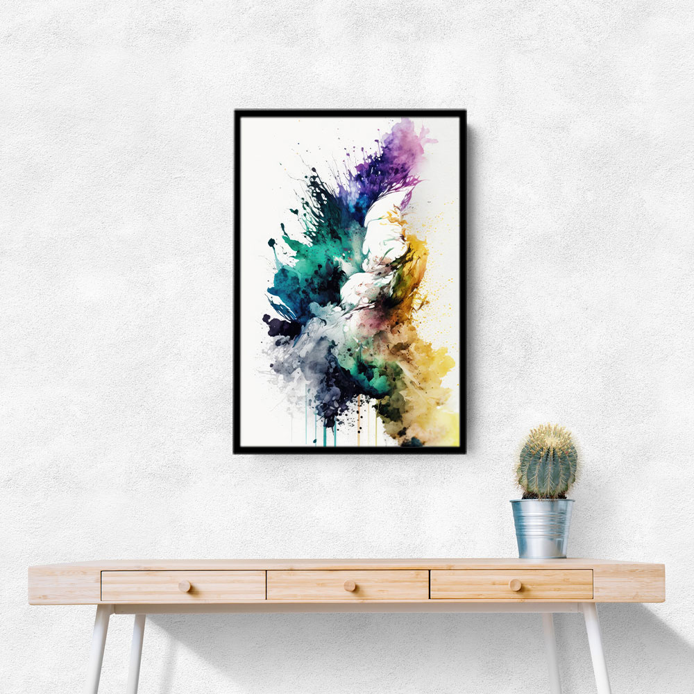 Ink Splash Abstract 16 Wall Art