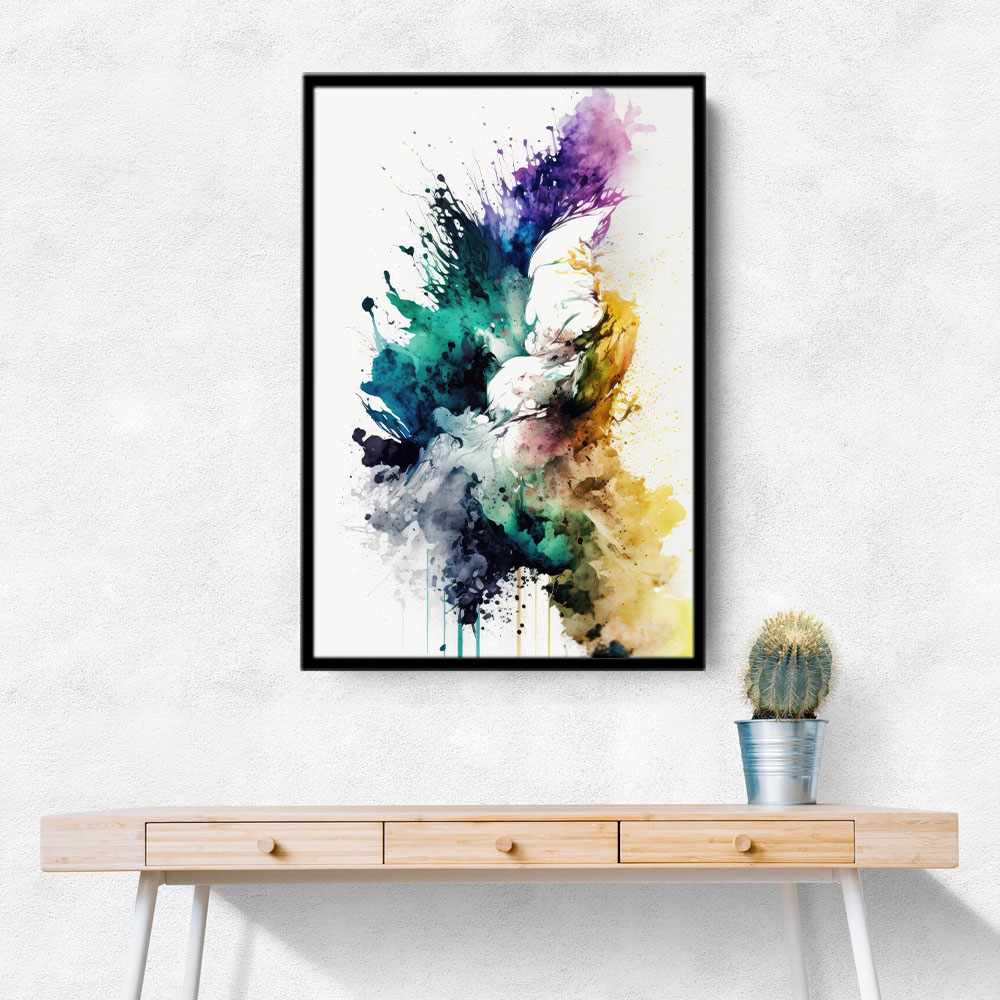 Ink Splash Abstract 16 Wall Art