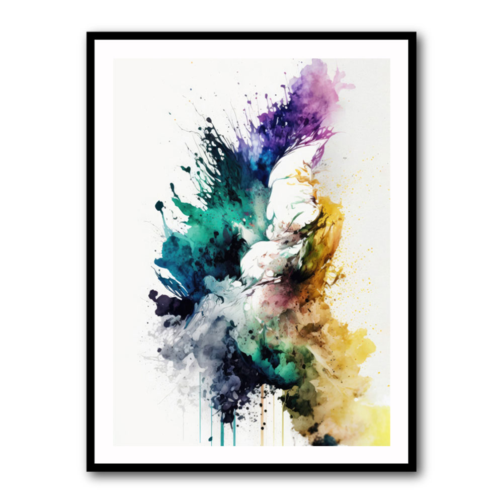 Ink Splash Abstract 16 Wall Art