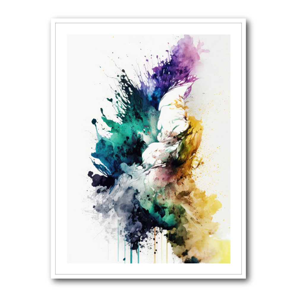 Ink Splash Abstract 16 Wall Art