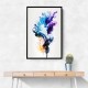 Ink Splash Abstract 17 Wall Art