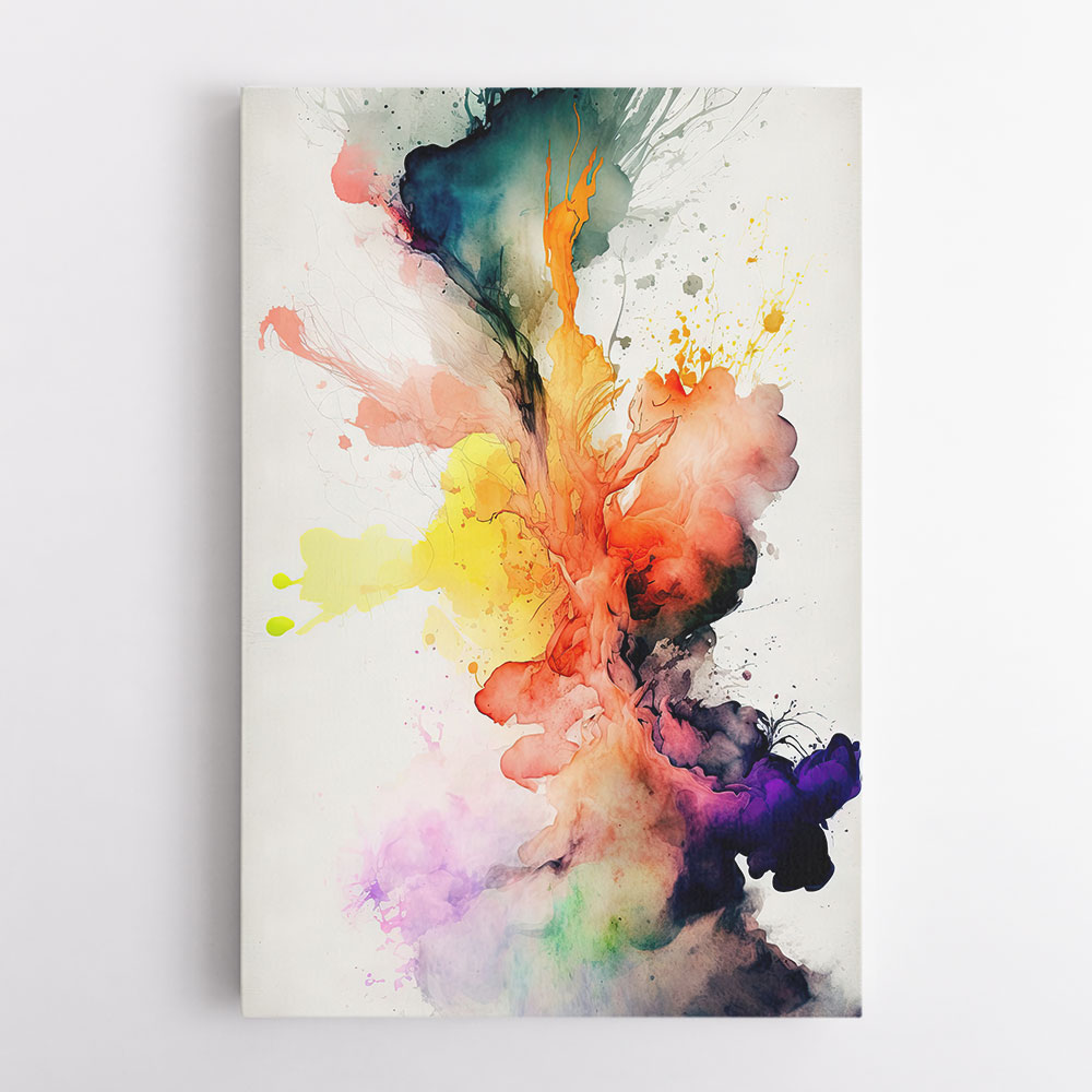 Ink Splash Abstract 19 Wall Art