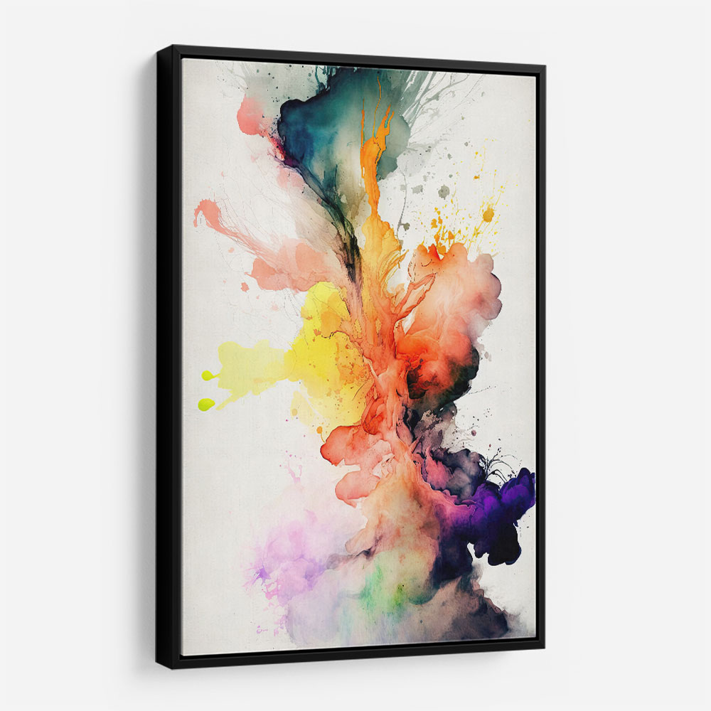 Ink Splash Abstract 19 Wall Art