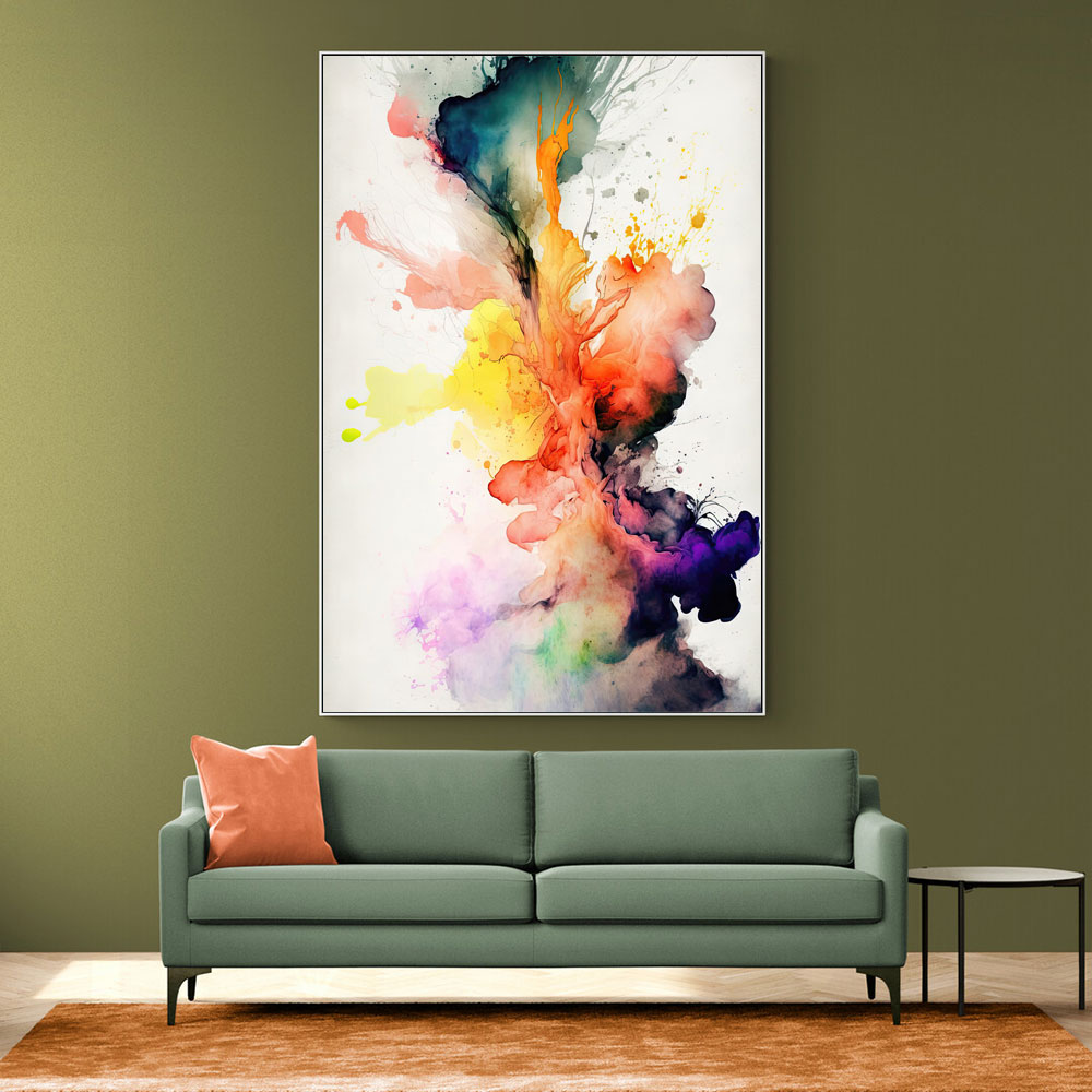 Ink Splash Abstract 19 Wall Art