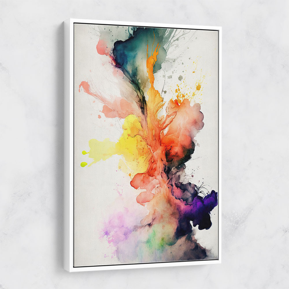 Ink Splash Abstract 19 Wall Art