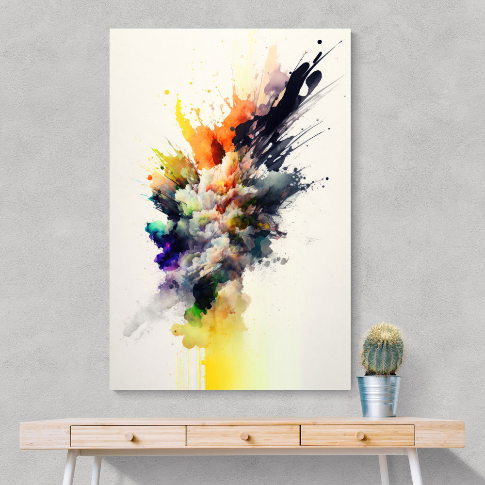 Ink Splash Abstract 20 Wall Art