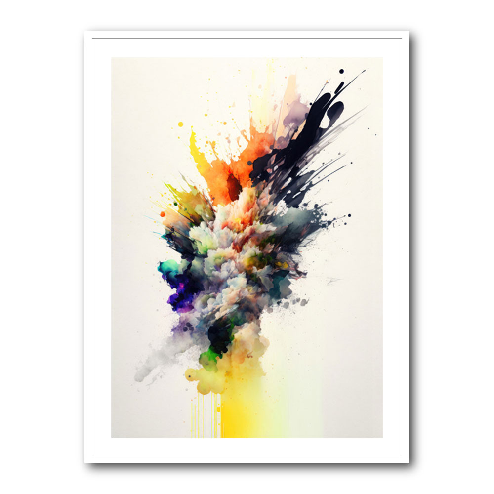 Ink Splash Abstract 20 Wall Art