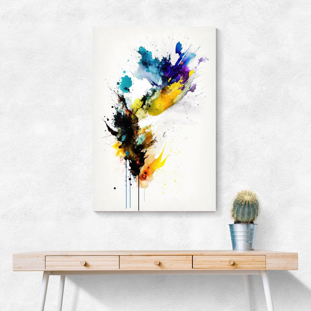 Ink Splash Abstract 23 Wall Art