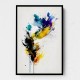 Ink Splash Abstract 23 Wall Art