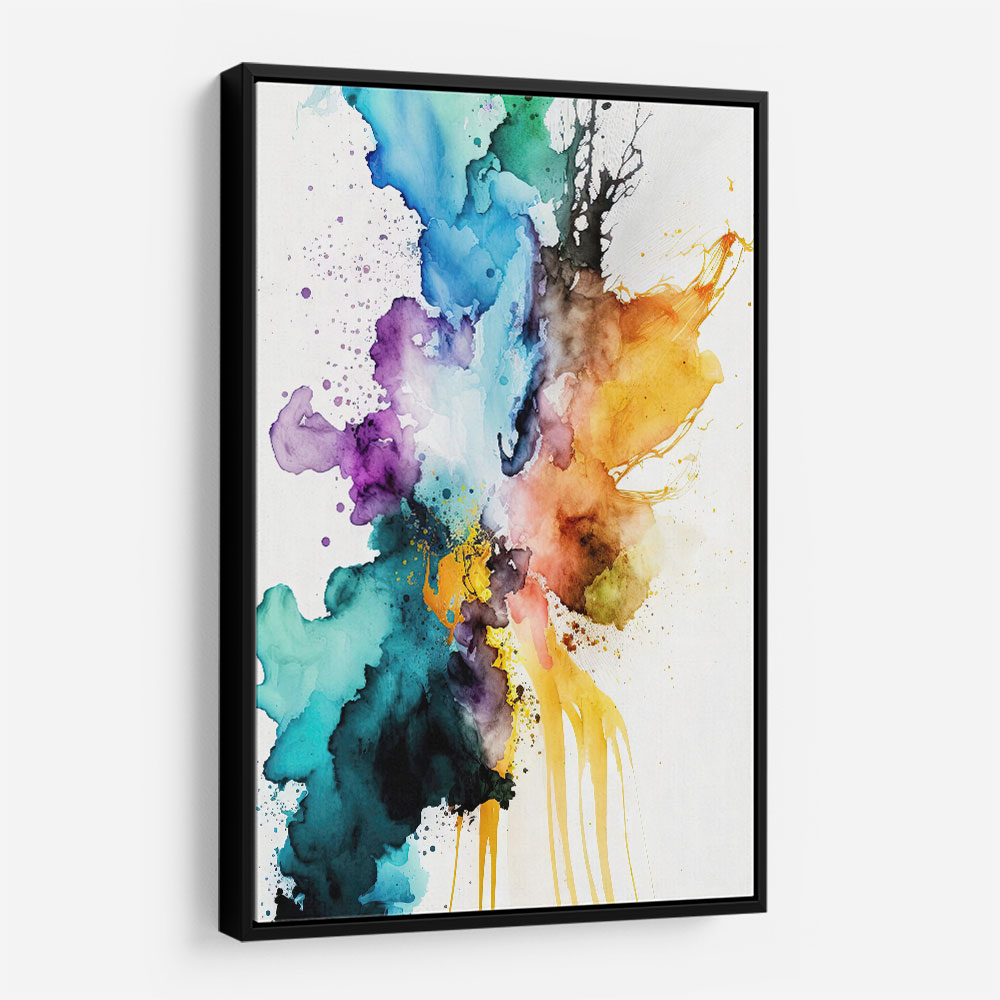 Ink Splash Abstract 24 Wall Art