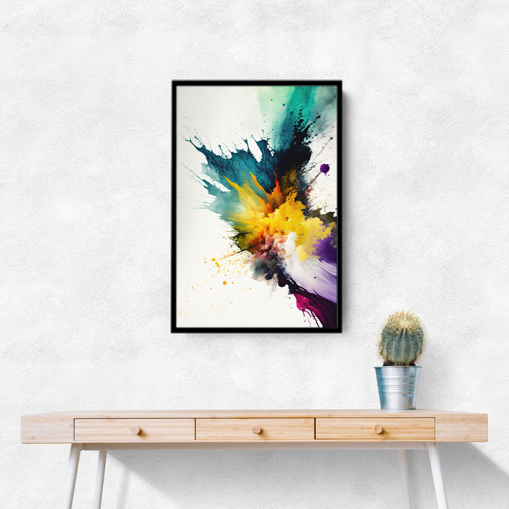 Ink Splash Abstract 25 Wall Art