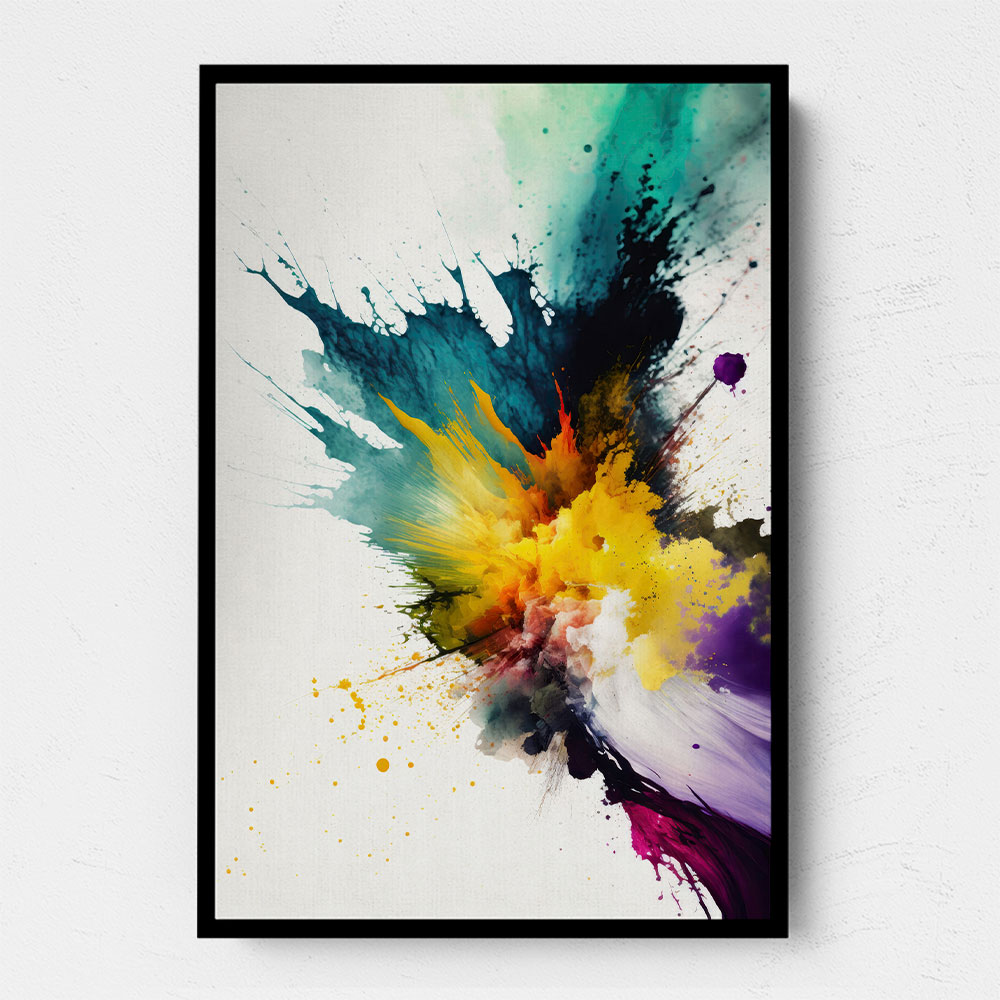 Ink Splash Abstract 25 Wall Art