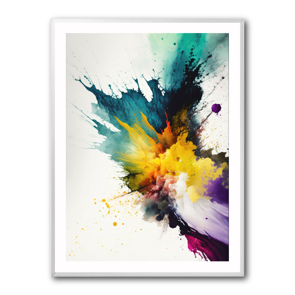 Ink Splash Abstract 25 Wall Art