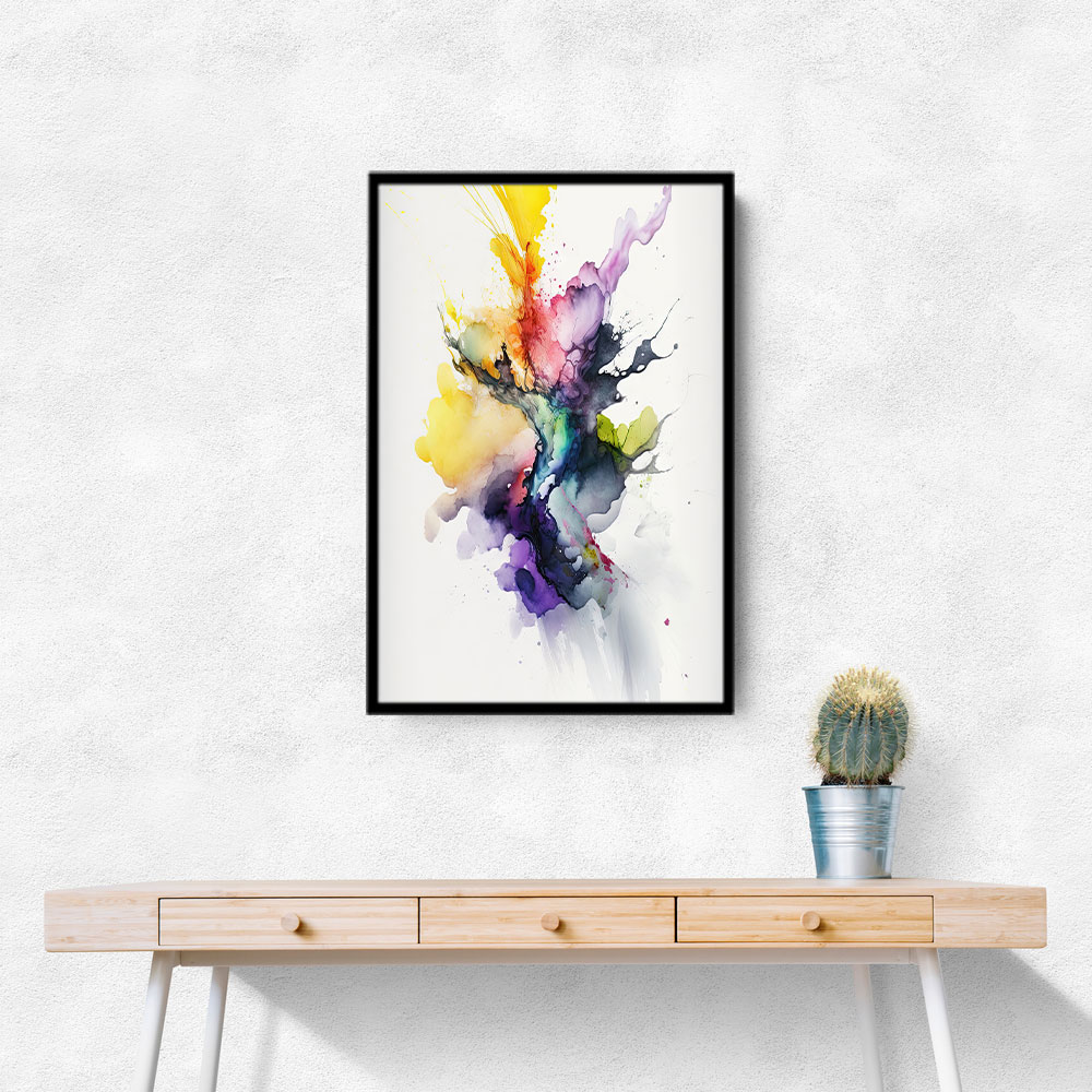 Ink Splash Abstract 26 Wall Art