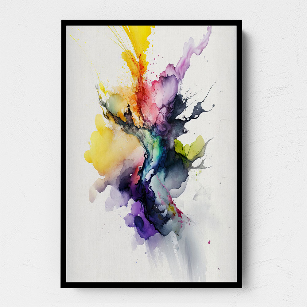 Ink Splash Abstract 26 Wall Art