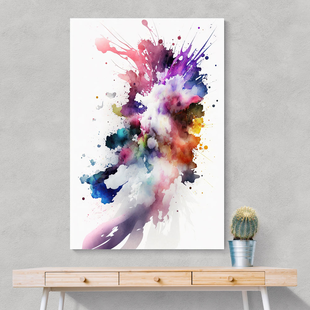 Ink Splash Abstract 29 Wall Art