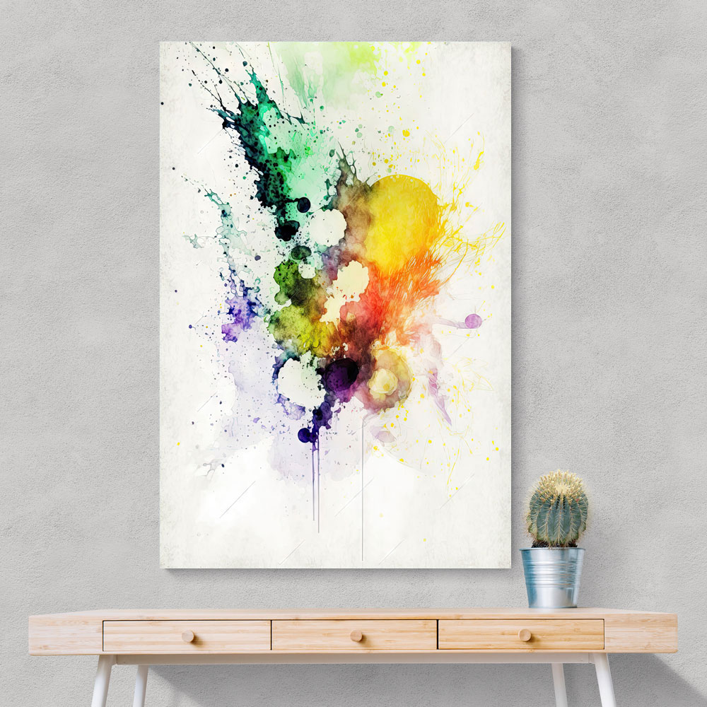 Ink Splash Abstract 30 Wall Art