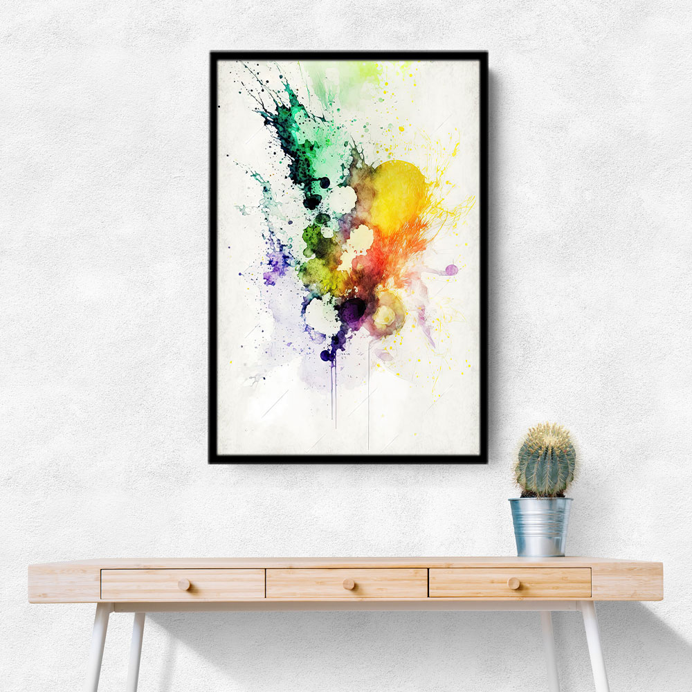 Ink Splash Abstract 30 Wall Art