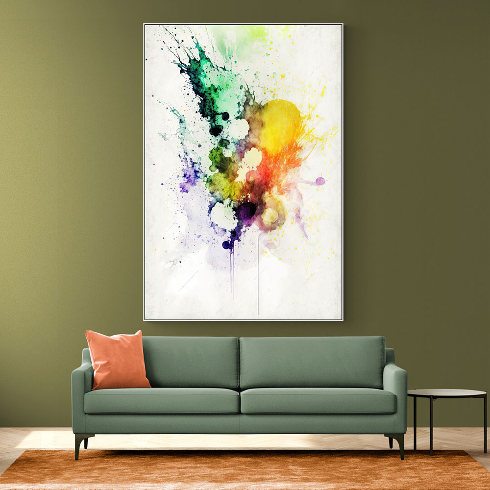 Ink Splash Abstract 30 Wall Art