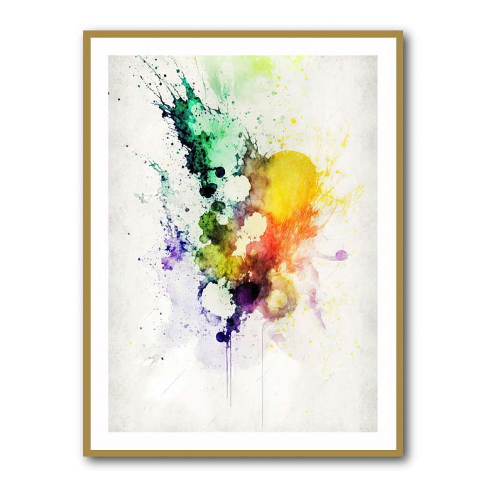 Ink Splash Abstract 30 Wall Art