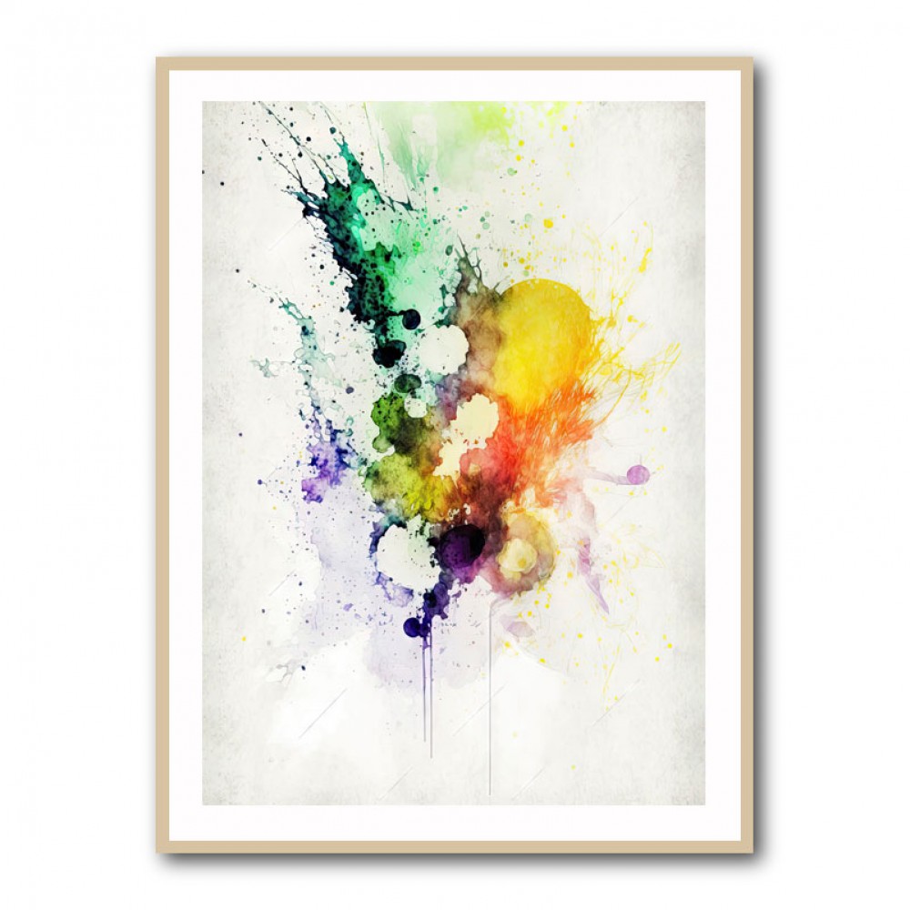 Ink Splash Abstract 30 Wall Art