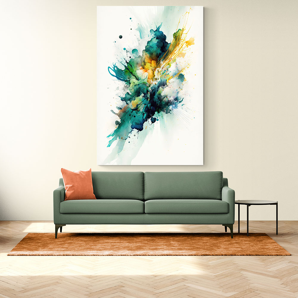 Ink Splash Abstract 32 Wall Art