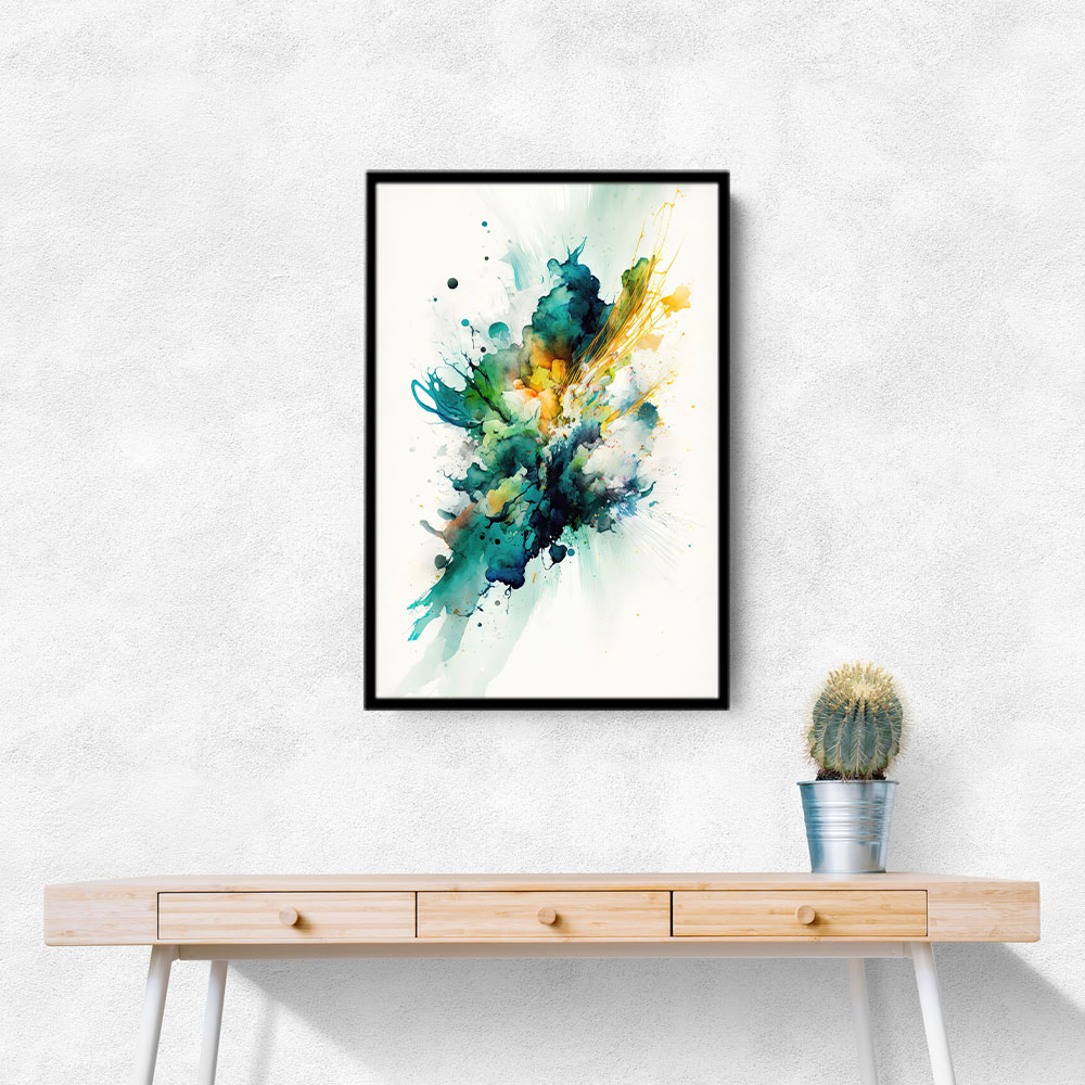 Ink Splash Abstract 32 Wall Art