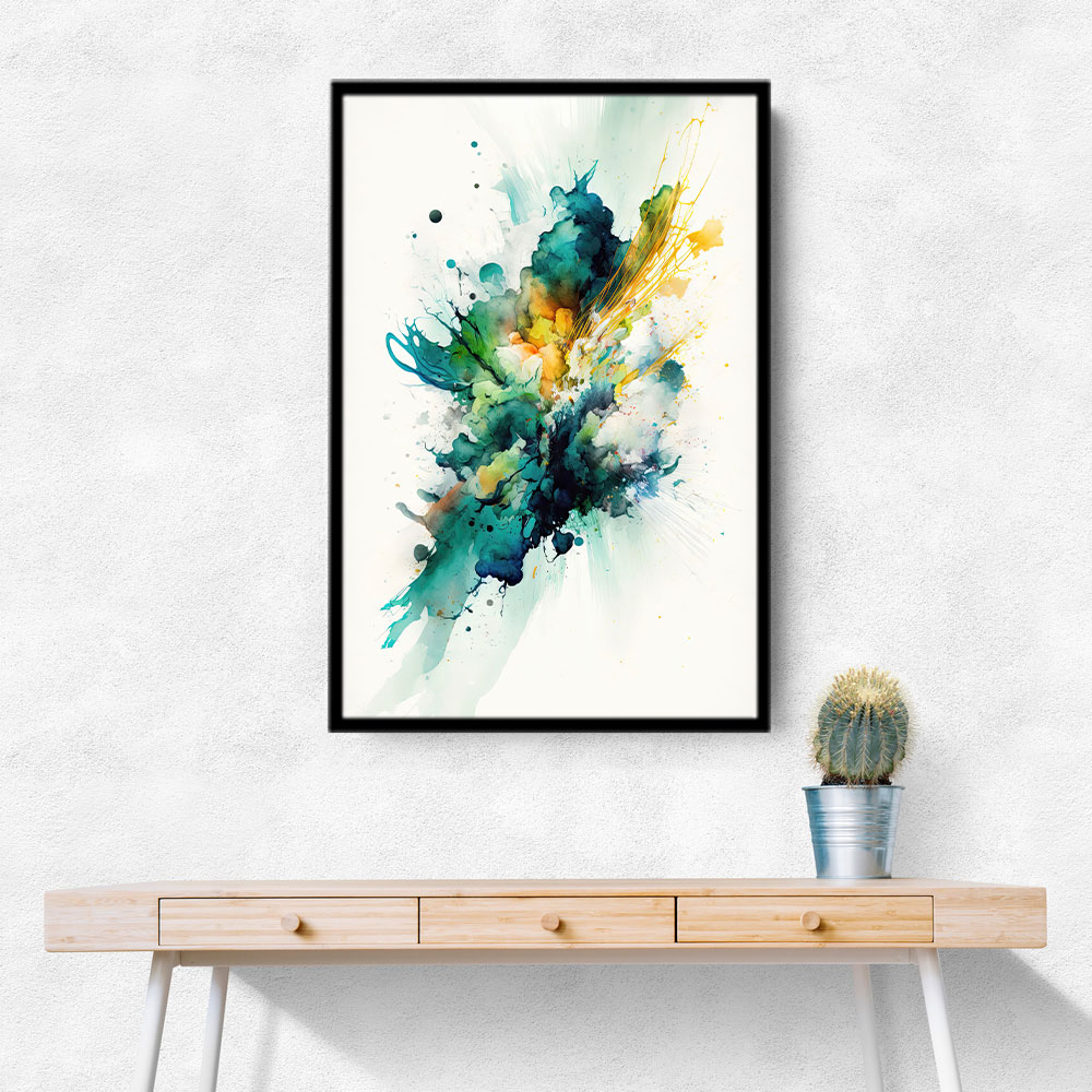 Ink Splash Abstract 32 Wall Art