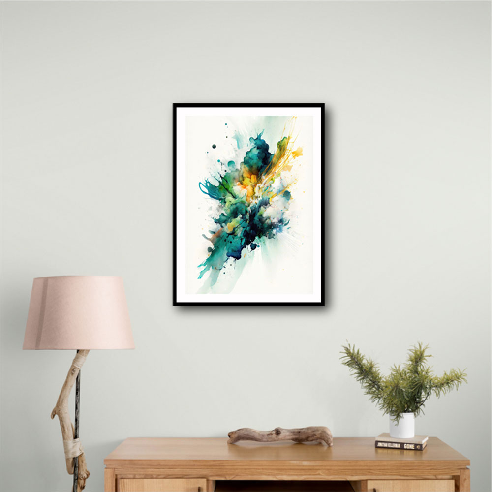 Ink Splash Abstract 32 Wall Art