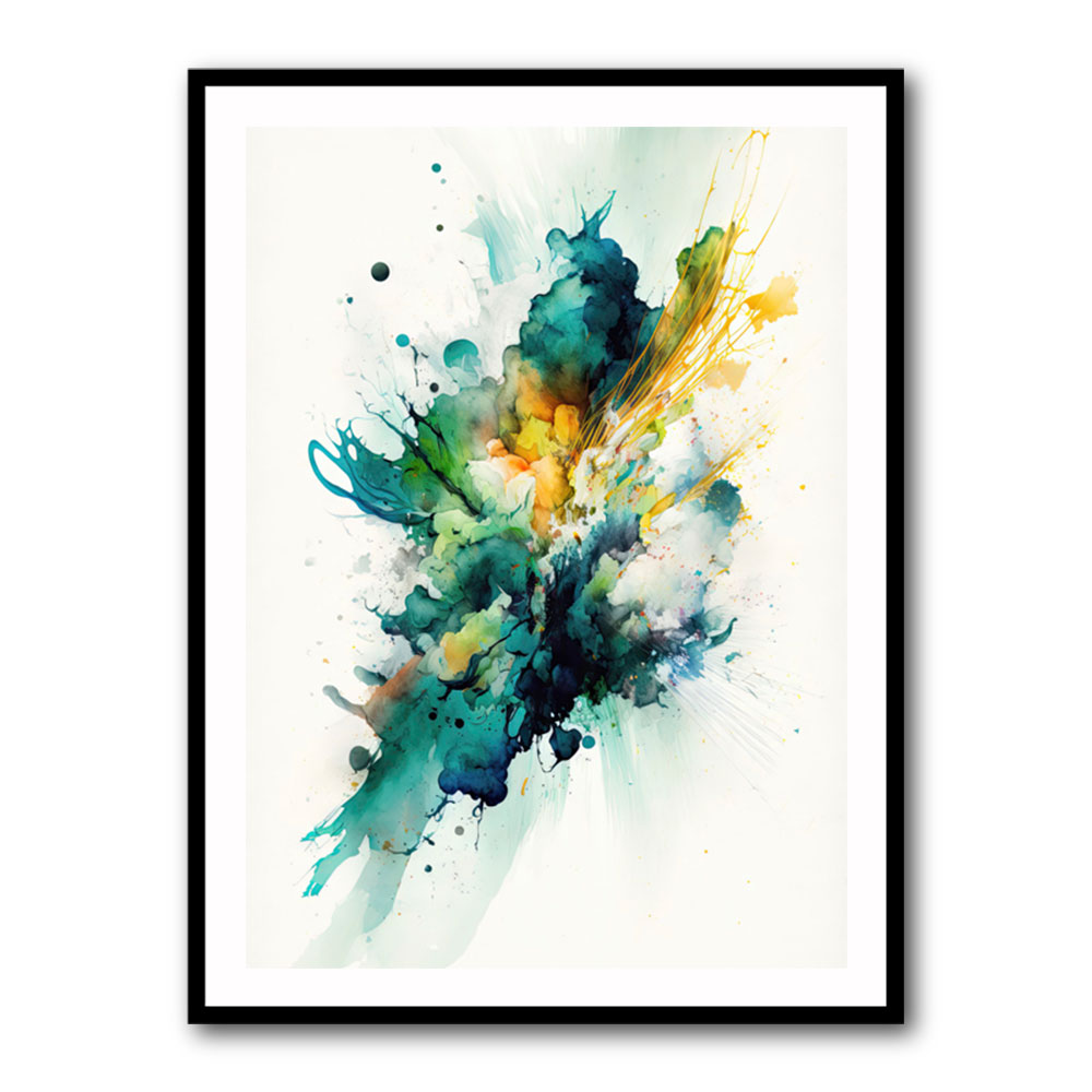 Ink Splash Abstract 32 Wall Art