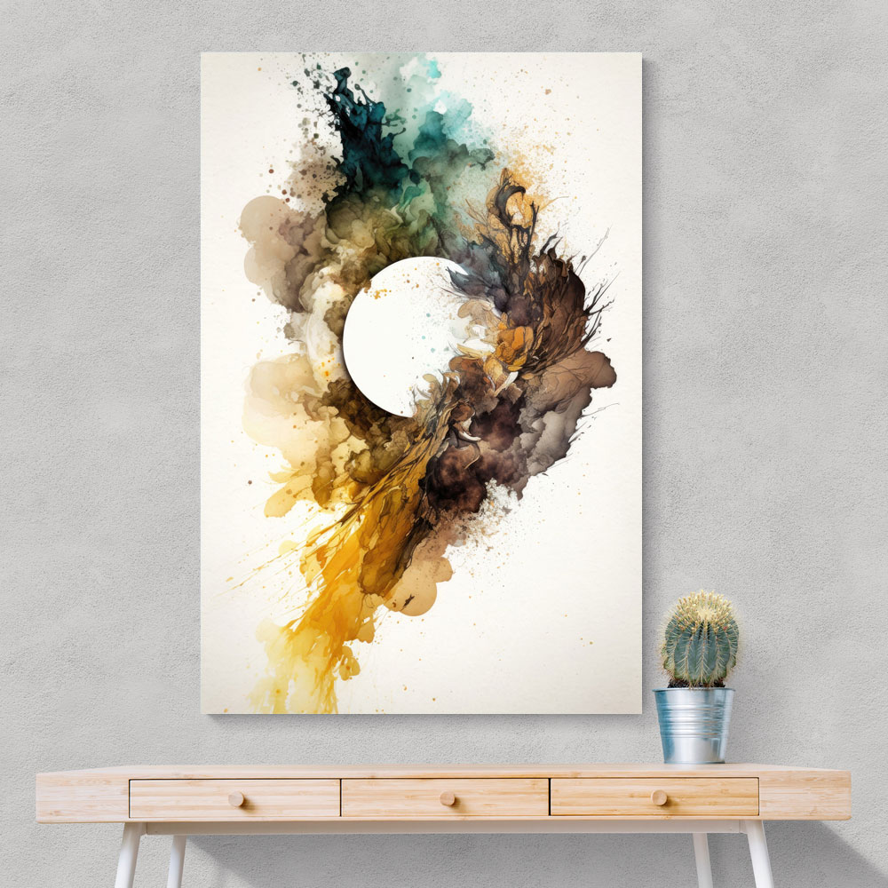 Ink Splash Abstract 38 Wall Art