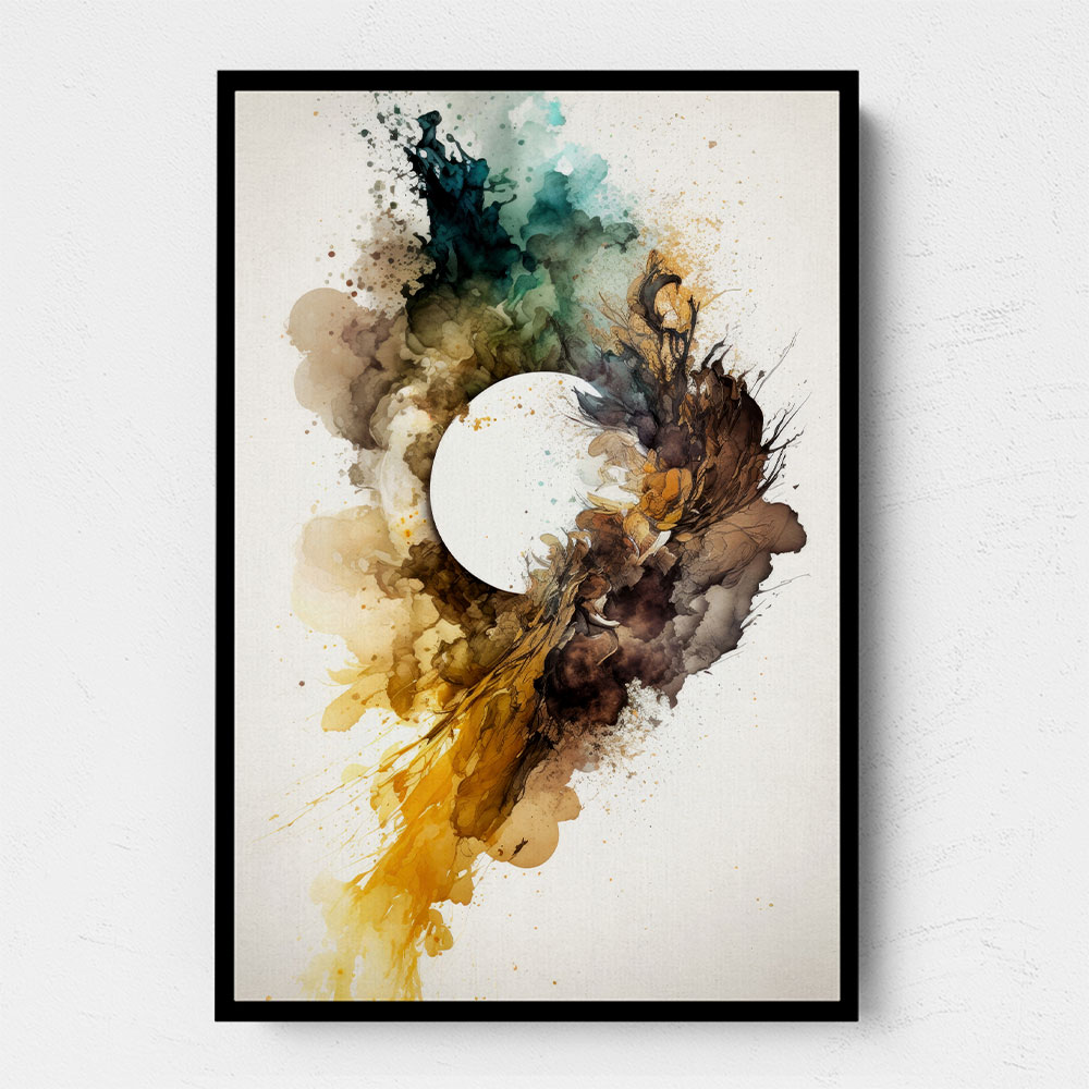 Ink Splash Abstract 38 Wall Art