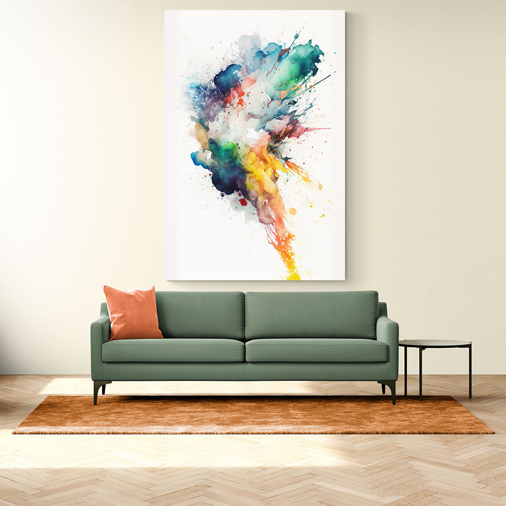 Ink Splash Abstract 39 Wall Art